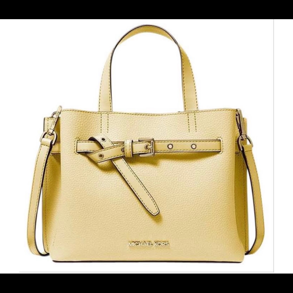 Michael Kors Emilia Leather Small Satchel